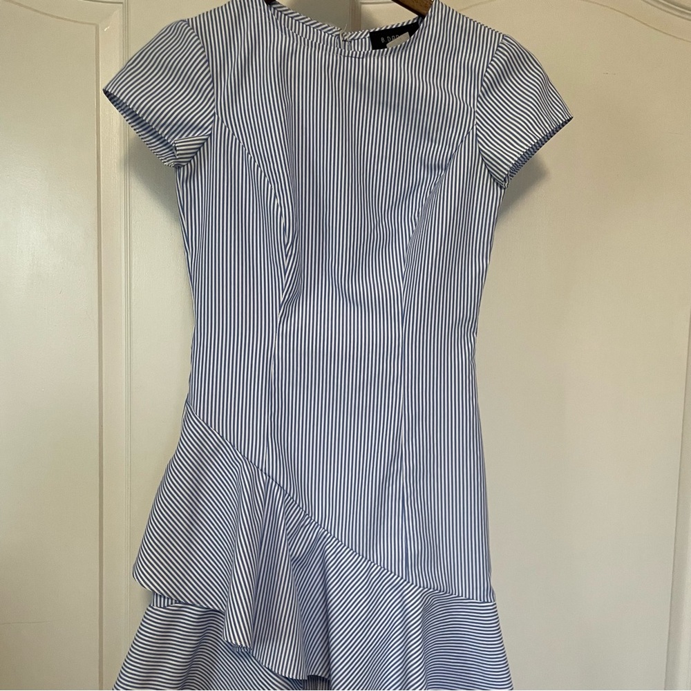 Striped Blue Dress